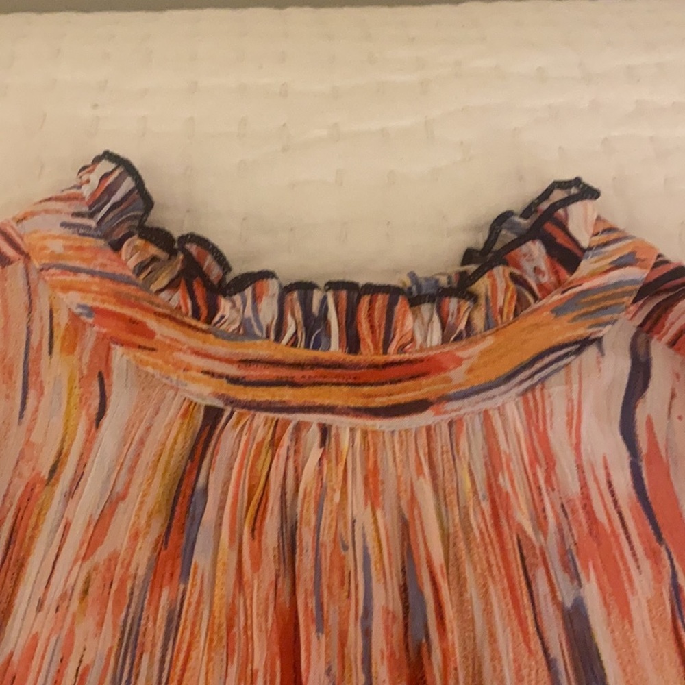 THML Multicolor Ruffle Sleeve Top - Picture 5 of 8